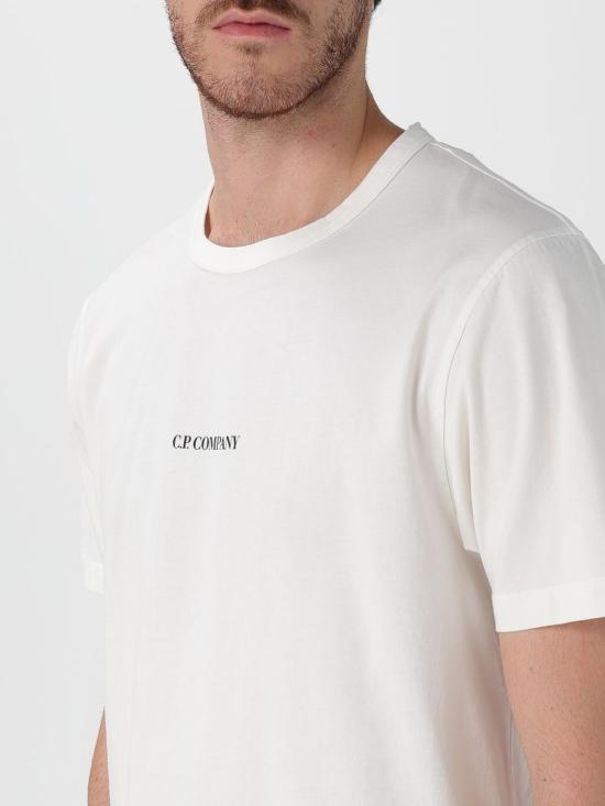 25FW 씨피 컴퍼니 반팔 티셔츠 RCCMTS727A005431G 103 White - C.P. COMPANY