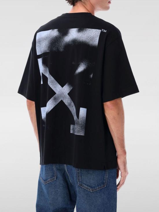 25FW 오프화이트 반팔 티셔츠 OMAA120F25JER00D 1041 Black - OFF WHITE