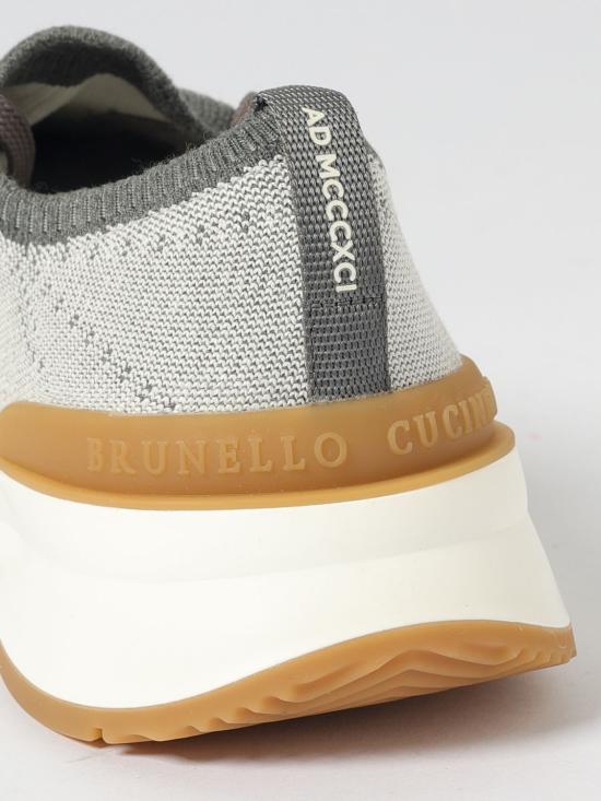 25FW 브루넬로 쿠치넬리 스니커즈 MZUKISO250 CYD86 Grey - BRUNELLO CUCINELLI