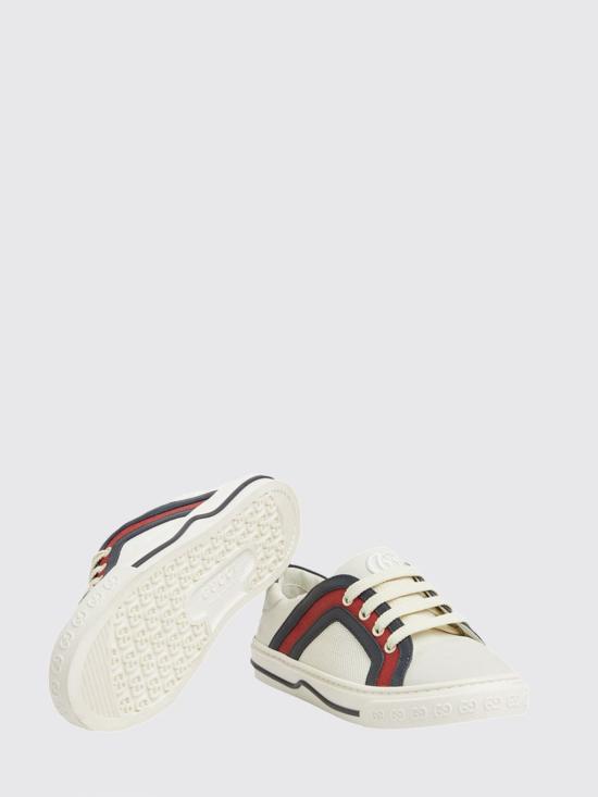 25FW [키즈] 구찌 스니커즈 834366AAE2Q 9056 White - GUCCI