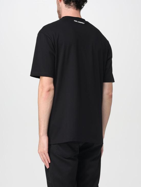 25FW 칼라거펠트 반팔 티셔츠 755139554225 990 Black - KARL LAGERFELD