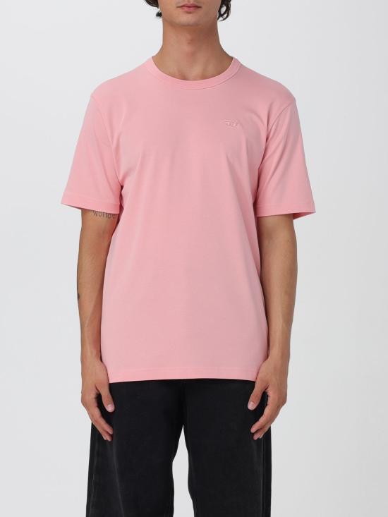 25FW 디젤 반팔 티셔츠 A166720AIJU 37Z Pink
