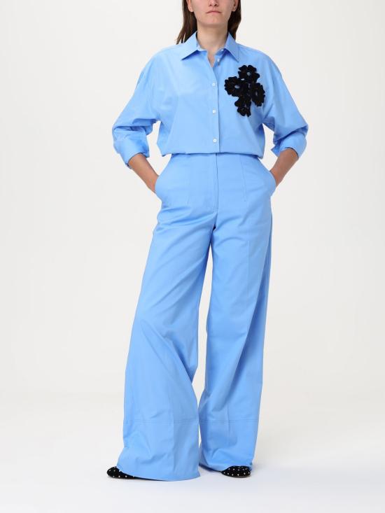 25SS 엠에스지엠 블라우스 31MDE22X257100 84 Gnawed Blue - MSGM