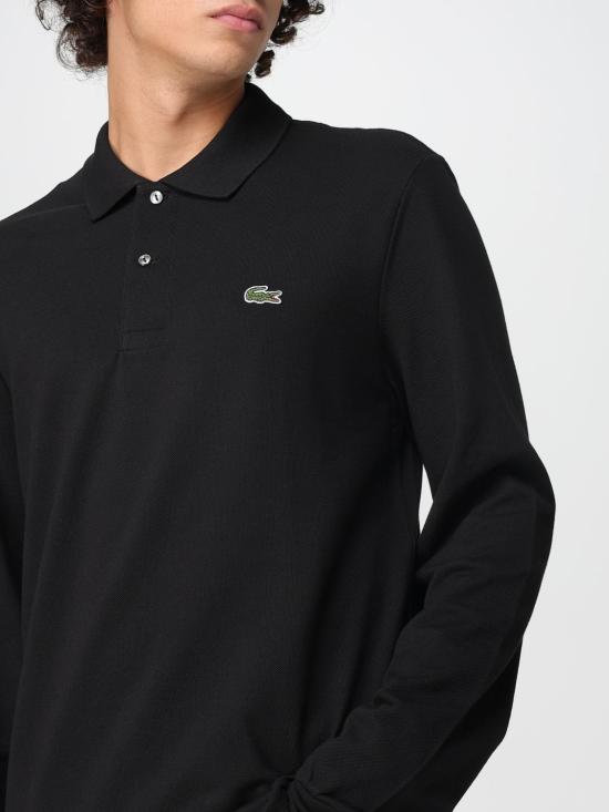 25FW 라코스테 클래식 롱슬리브 폴로 셔츠 L131200 031 Black - LACOSTE