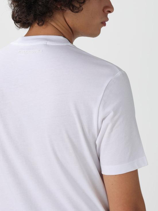 26SS 칼라거펠트 반팔 티셔츠 755710500224 10 White - KARL LAGERFELD
