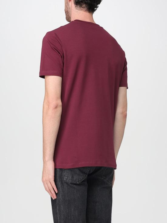 26SS 칼라거펠트 반팔 티셔츠 755087554235 380 Burgundy - KARL LAGERFELD