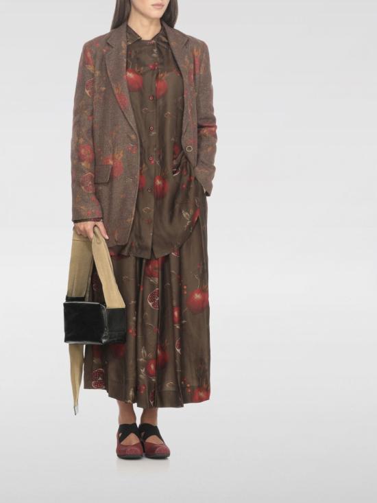 25FW 우마 왕 블라우스 UP1001 UW067 Brown - UMA WANG