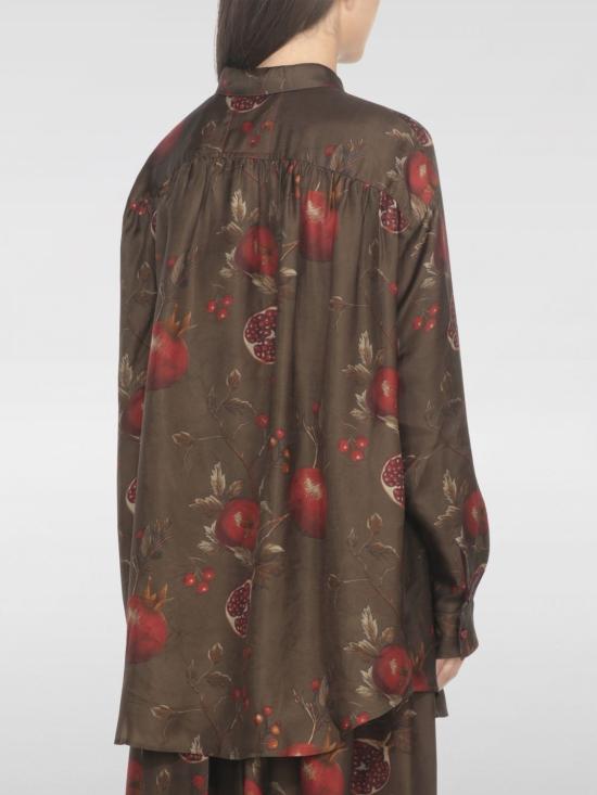 25FW 우마 왕 블라우스 UP1001 UW067 Brown - UMA WANG