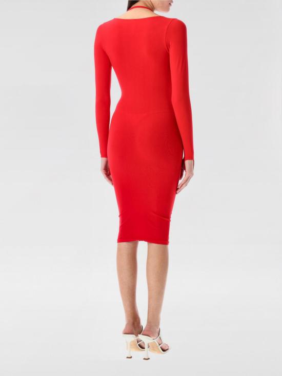 25SS 안드레아 아다모 롱 원피스 PS25191300 MASAI Red - ANDREA ADAMO