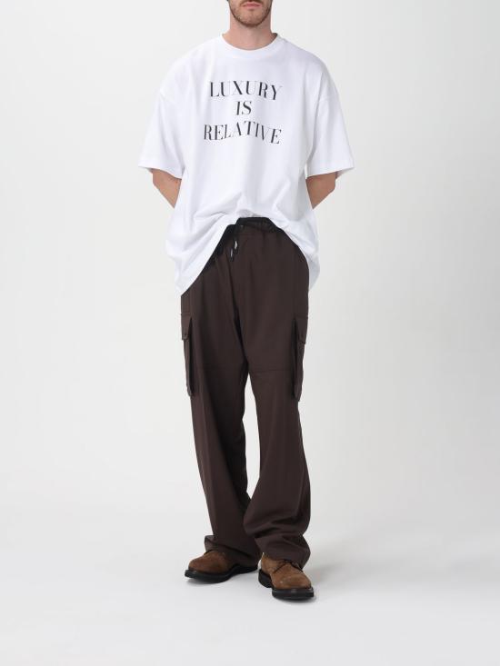 25FW 모스키노 반팔 티셔츠 07015442 M 1001 White - MOSCHINO