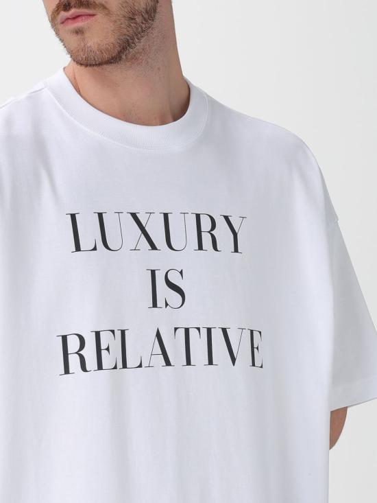 25FW 모스키노 반팔 티셔츠 07015442 M 1001 White - MOSCHINO