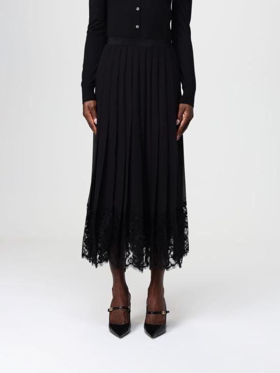 25FW 돌체앤가바나 롱 스커트 F4C6ATFUSNW N0000 Black