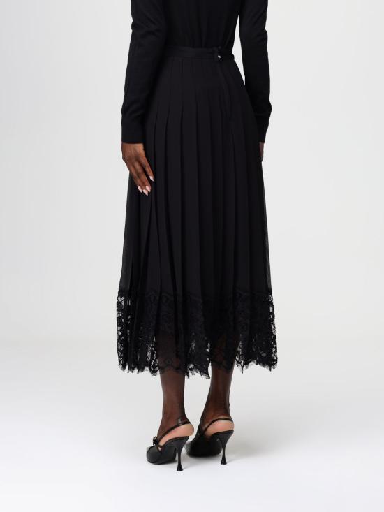 25FW 돌체앤가바나 롱 스커트 F4C6ATFUSNW N0000 Black - DOLCE & GABBANA
