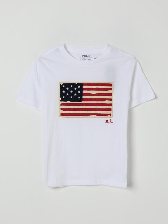 25FW [키즈] 폴로 랄프로렌 티셔츠 323843794 004 White