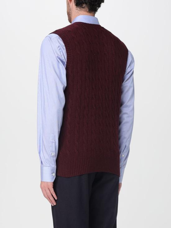 25FW 폴로 랄프로렌 베스트 710974166 003 Wine - POLO RALPH LAUREN