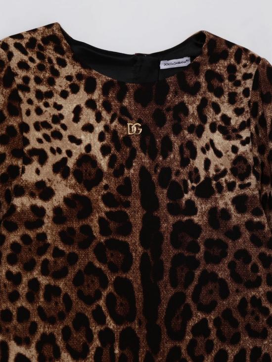 25FW [키즈] 돌체앤가바나 원피스 L54DK7FS2A3 HY13M Brown - DOLCE & GABBANA