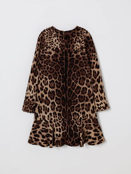 25FW [키즈] 돌체앤가바나 원피스 L54DK7FS2A3 HY13M Brown - DOLCE & GABBANA