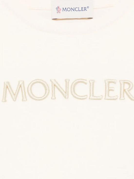 25FW [키즈] 몽클레어 티셔츠 8C0001689AT9 050 White - MONCLER