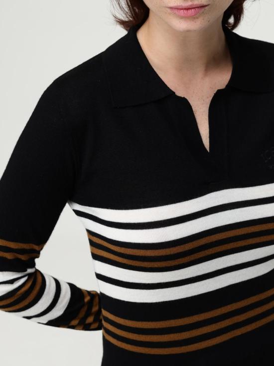 25FW 아이스 비 아이스버그 폴로 티셔츠 A0079000 0002 Black - ICE B ICEBERG