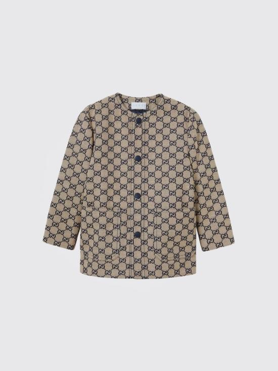 25FW [키즈] 구찌 코트 831742XWA2M 9118 Brown