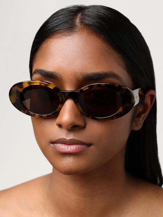 25FW 팜앤젤스 선글라스 PERI051 GILROY 6064 Brown - PALM ANGELS