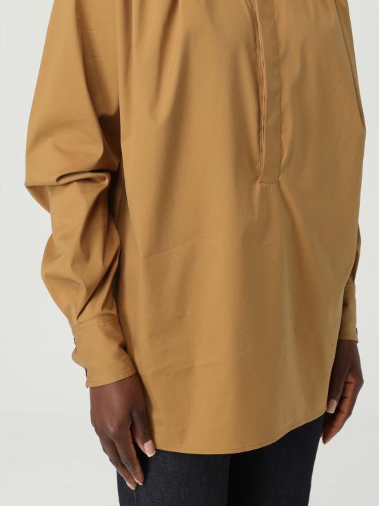 25FW 생로랑 블라우스 822158Y7I23 2257 Brown - SAINT LAURENT