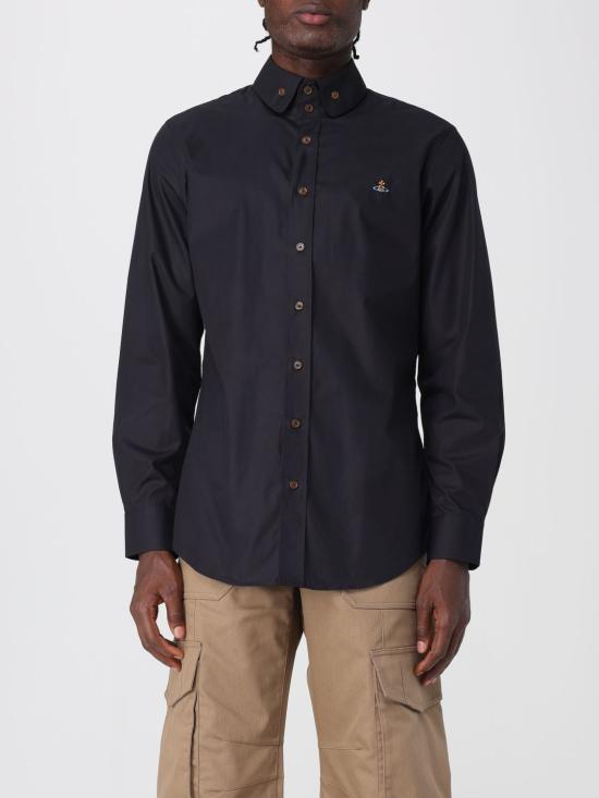 25FW 비비안웨스트우드 셔츠 24010005W009Q N401 Black