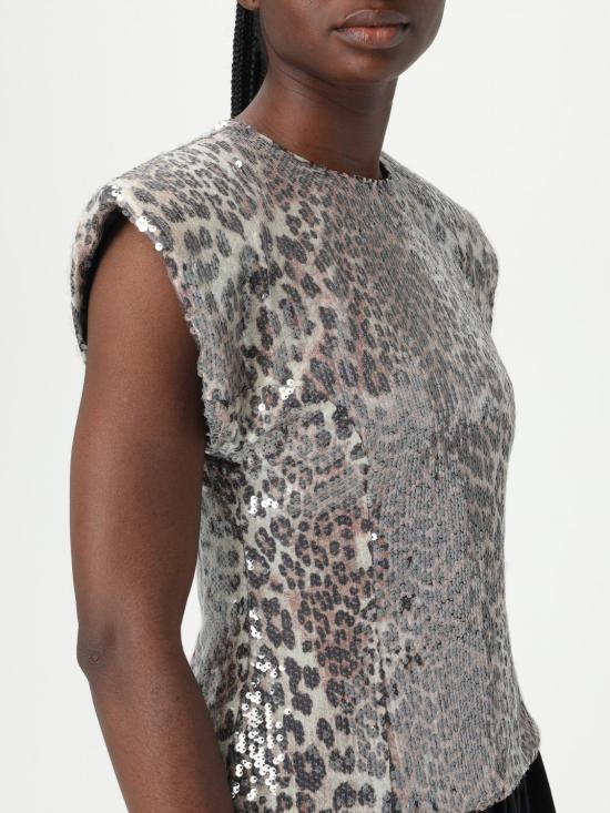 25SS 가니 민소매 티셔츠 T4182 943 Multicolor - GANNI