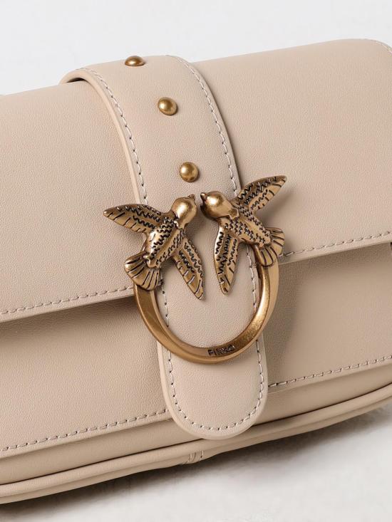 26FW 핑코 토트백 100061A0F1 C50Q Beige - PINKO