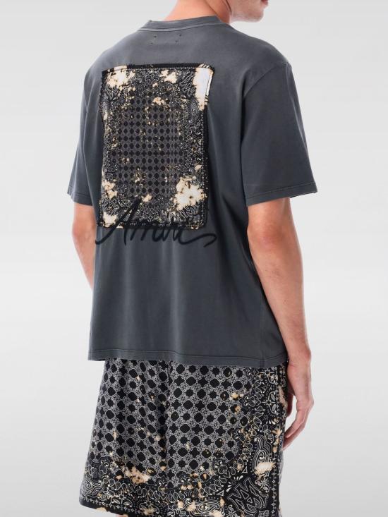 25FW 아미리 반팔 티셔츠 AMJYTE1197 BLACK Grey - AMIRI