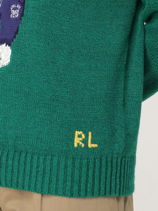 25FW 폴로 랄프로렌 스웨터 710961155 001 Green - POLO RALPH LAUREN
