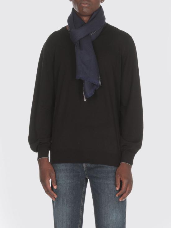 25FW 브루넬로 쿠치넬리 머플러/스카프 MSC665OR CL616 Blue - BRUNELLO CUCINELLI