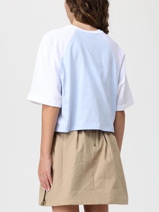 25FW 발망 반팔 티셔츠 FF1EE090BD03 SNW Sky - BALMAIN