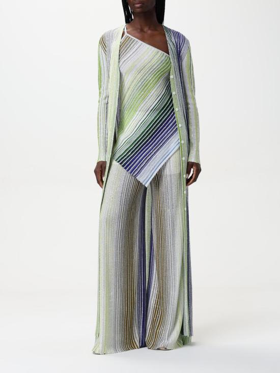 25FW 미소니 팬츠 DS25SI0BBK042D SM9N9 Multicolor - MISSONI