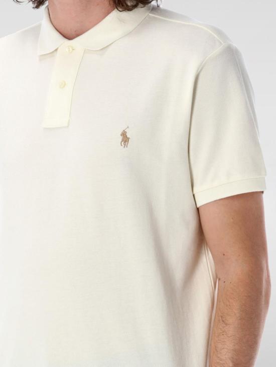 25FW 폴로 랄프로렌 폴로 티셔츠 710680784 372 Yellow Cream - POLO RALPH LAUREN