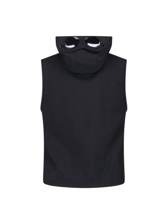 25FW 씨피 컴퍼니 쉘-R 고글 질레 19CMVE005A006097A999 Black - C.P. COMPANY