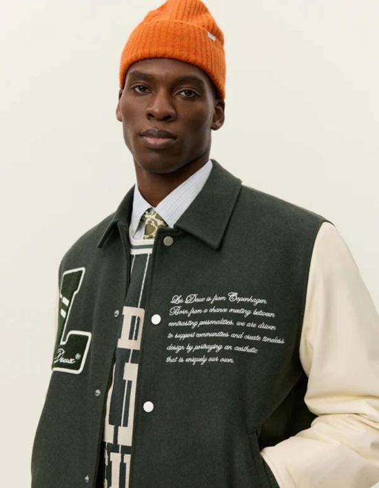  레듀 봄버 자켓 Les Deux 바시티 울 재킷 더플백 - LES DEUX