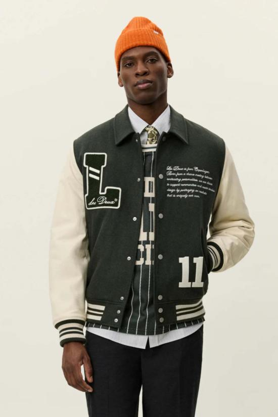  레듀 봄버 자켓 Les Deux 바시티 울 재킷 더플백