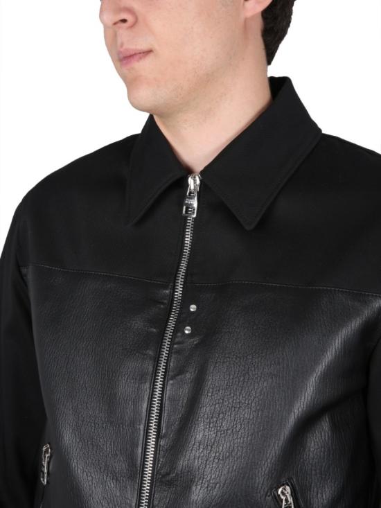  알렉산더 맥퀸 가죽 자켓 751991 Q5HXS1000 Black - ALEXANDER MCQUEEN