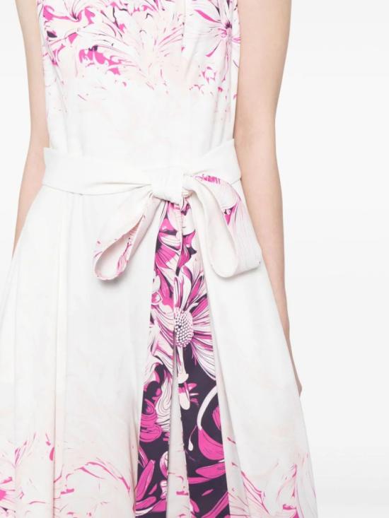  사이드 코베이시 점프수트 크레이프 프린트 - SAIID KOBEISY