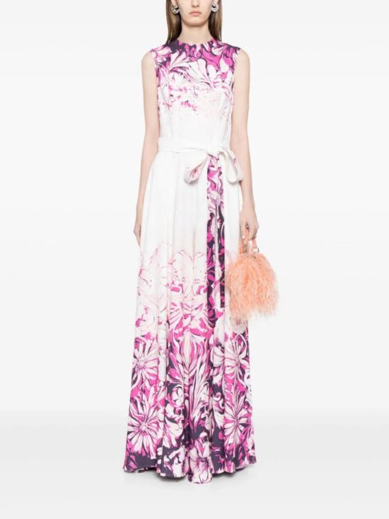  사이드 코베이시 점프수트 크레이프 프린트 - SAIID KOBEISY