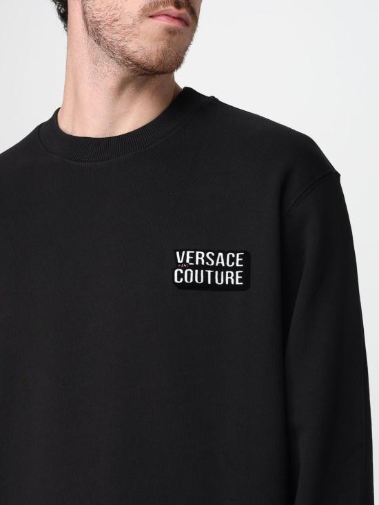 25FW 베르사체 긴팔 티셔츠 79GAIP02CF01P 899 BLACK - VERSACE