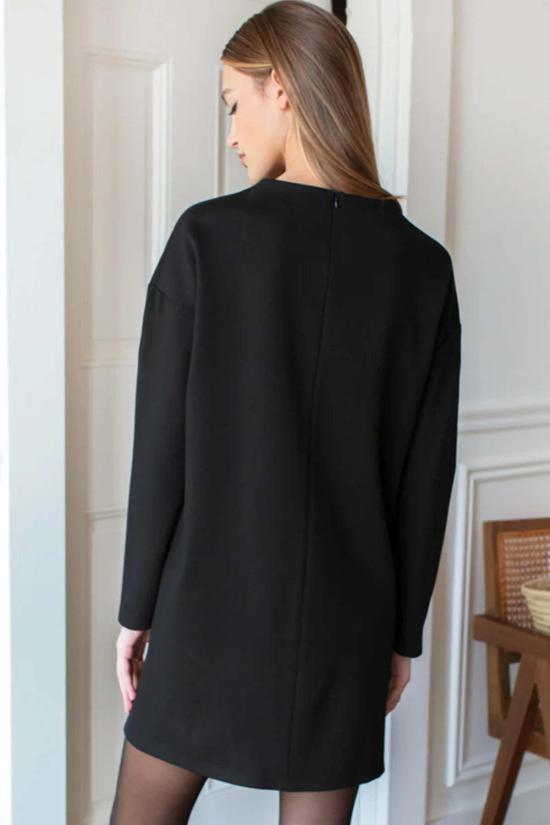  에머슨 프라이 숏 원피스 주얼넥 드레스 - EMERSON FRY