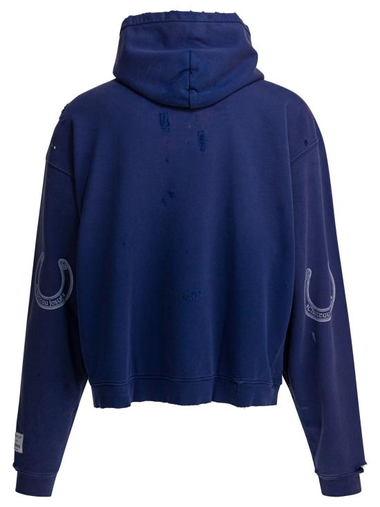 26SS 갤러리 디파트먼트 후드 티셔츠 CRH 50027NAVY Blue - GALLERY DEPT