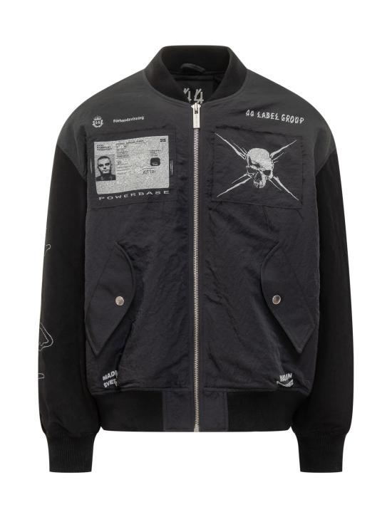 25FW 44레이블 봄버 자켓 B0030629FA689 P724 FADED BLACK DIRTY WHITE