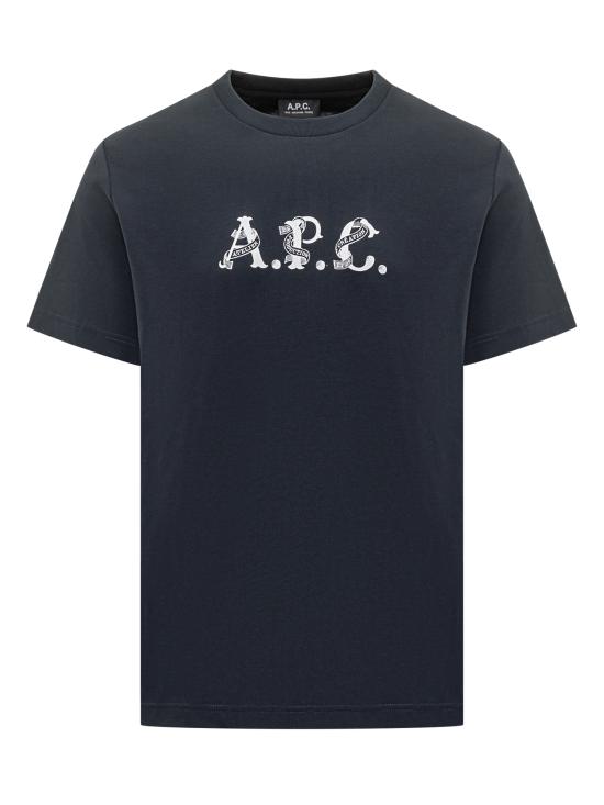 25FW 아페쎄 반팔 티셔츠 COHGSM26543 DARK NAVY