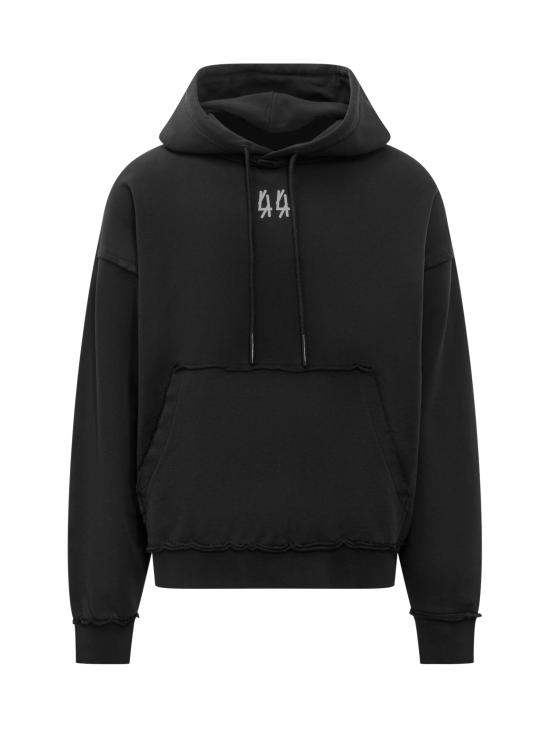 25FW 44레이블 긴팔 티셔츠 B0030612FA583 P733 BLACK RED