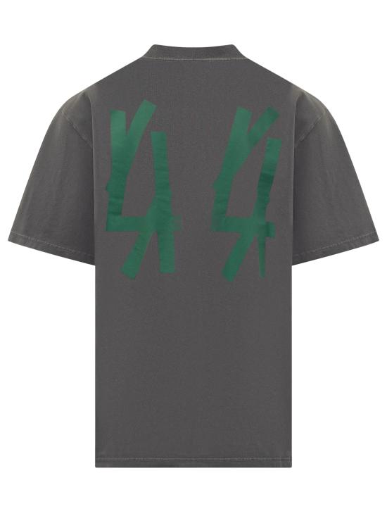 25FW 44레이블 반팔 티셔츠 B0030556FA673 P679 FADED GREY 44 GREEN - 44 LABEL