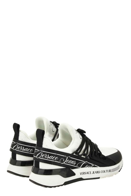 25FW 베르사체 Dynamic 다이나믹 로고 스니커즈  79VA3SA8ZSC96L02 WHITE BLACK DOM - VERSACE