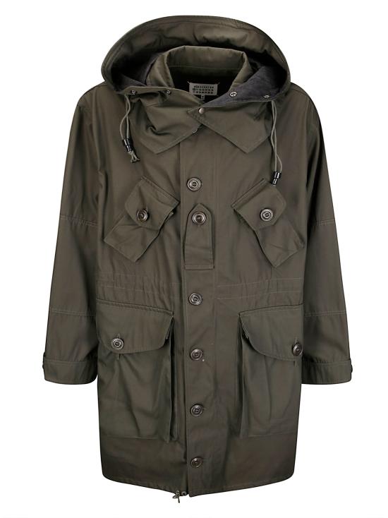 25FW 마르지엘라 멀티 포켓 오버사이즈 파카 S50AM0642M35515 814 Olive